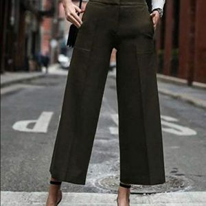 Tsful Wide Leg High Waisted Dress/Business Casual Capri Size XL